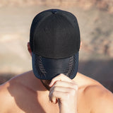 "Marcus" Black Snapback Trucker Hat - AGEMBRAND®