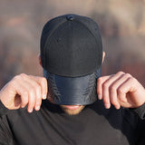 "Marcus" Black Snapback Trucker Hat - AGEMBRAND®