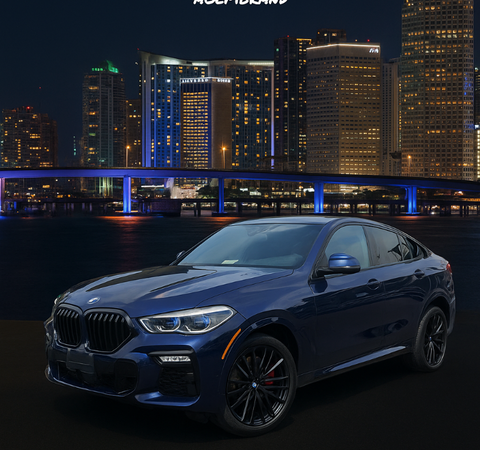 2025 BMW X6 M60i for rent in Miami- Estimated Daily Rate (Call for Availability) - AGEMBRAND® 
