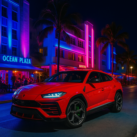 Lamborghini Urus for rent in Miami - Estimated Daily Rate (Call for Availability) - AGEMBRAND® 