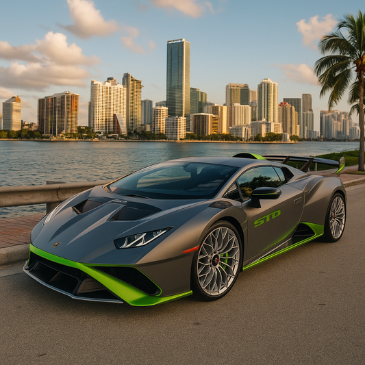 Lamborghini STO for rent in Miami - Estimated Daily Rate (Call for Availability) - AGEMBRAND® 