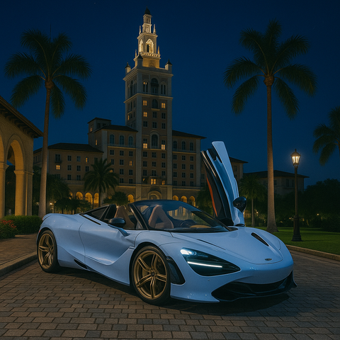 McLaren Spider for rent in Miami - Estimated Daily Rate (Call for Availability) - AGEMBRAND® 