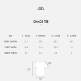 The Chaos Logo Tee Jet Black