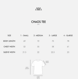 The Chaos Logo Tee Jet Black