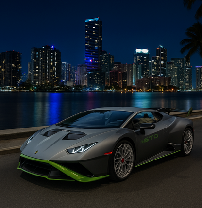 Lamborghini STO for rent in Miami - Estimated Daily Rate (Call for Availability) - AGEMBRAND® 