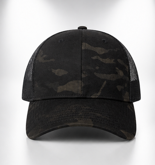"The Fiona" Quick Dry Mesh Curved Snapback Camo Baseball Cap - AGEMBRAND® 