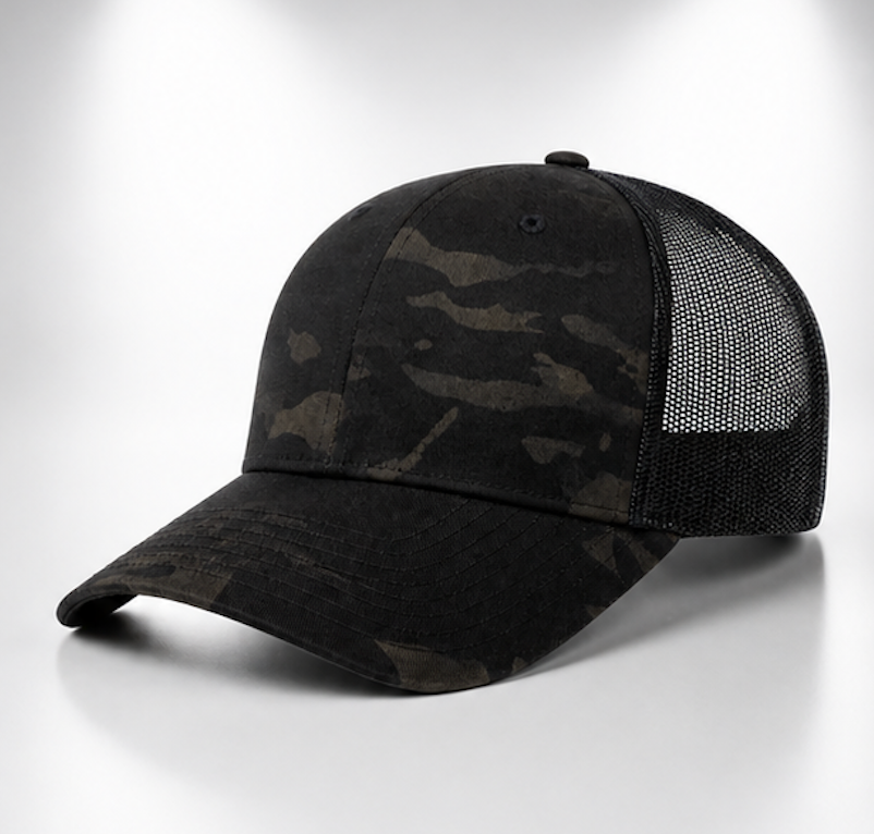 "The Fiona" Quick Dry Mesh Curved Snapback Camo Baseball Cap - AGEMBRAND® 