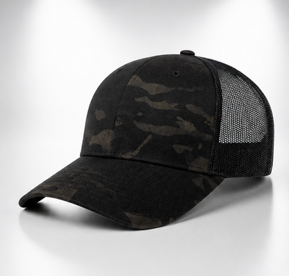 "The Fiona" Quick Dry Mesh Curved Snapback Camo Baseball Cap - AGEMBRAND® 