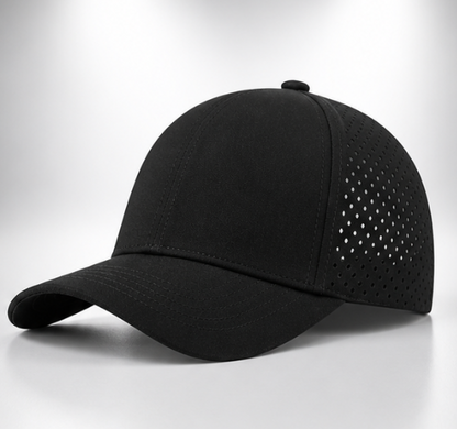 "The Caleb" Quick Dry Mesh Curved Snapback Baseball Cap - AGEMBRAND® 