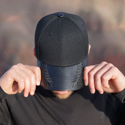 "Marcus" Black Snapback Trucker Hat - AGEMBRAND®